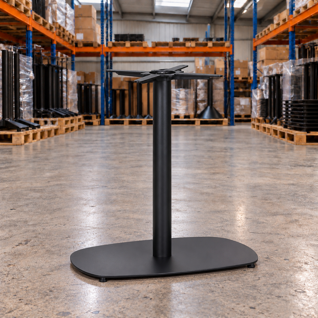 Bushey Single Rectangular Table Base – Dining Height - Restaurant Table & Chairs Direct
