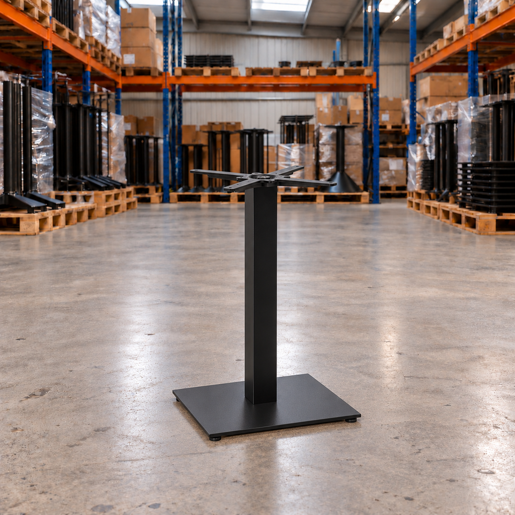 Maldon Square Table Base Large – Dining Height - Restaurant Table & Chairs Direct
