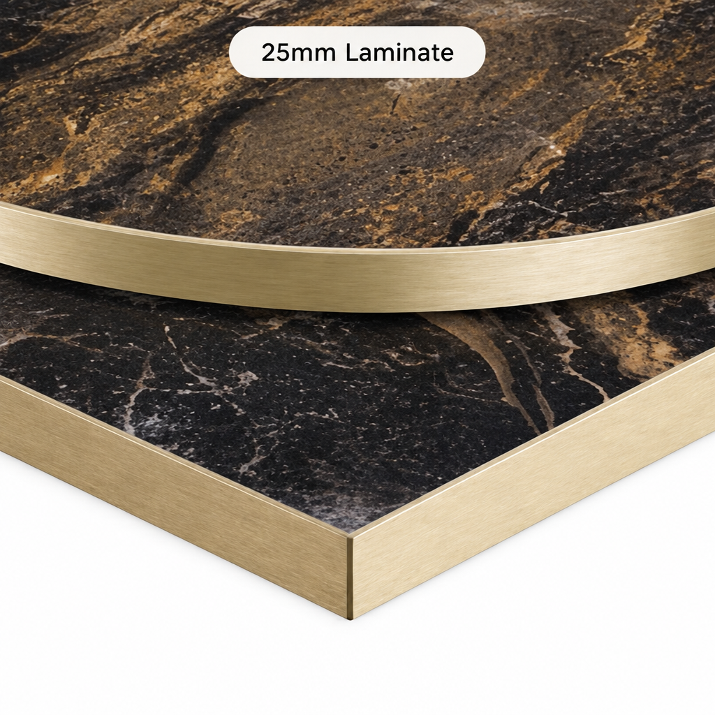 Cappuccino 25mm Laminate Table Top - Restaurant Table & Chairs Direct